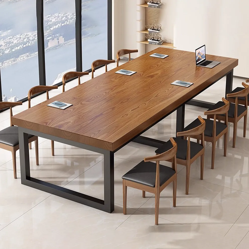 Modern Minimalist Solid Wood Conference Table