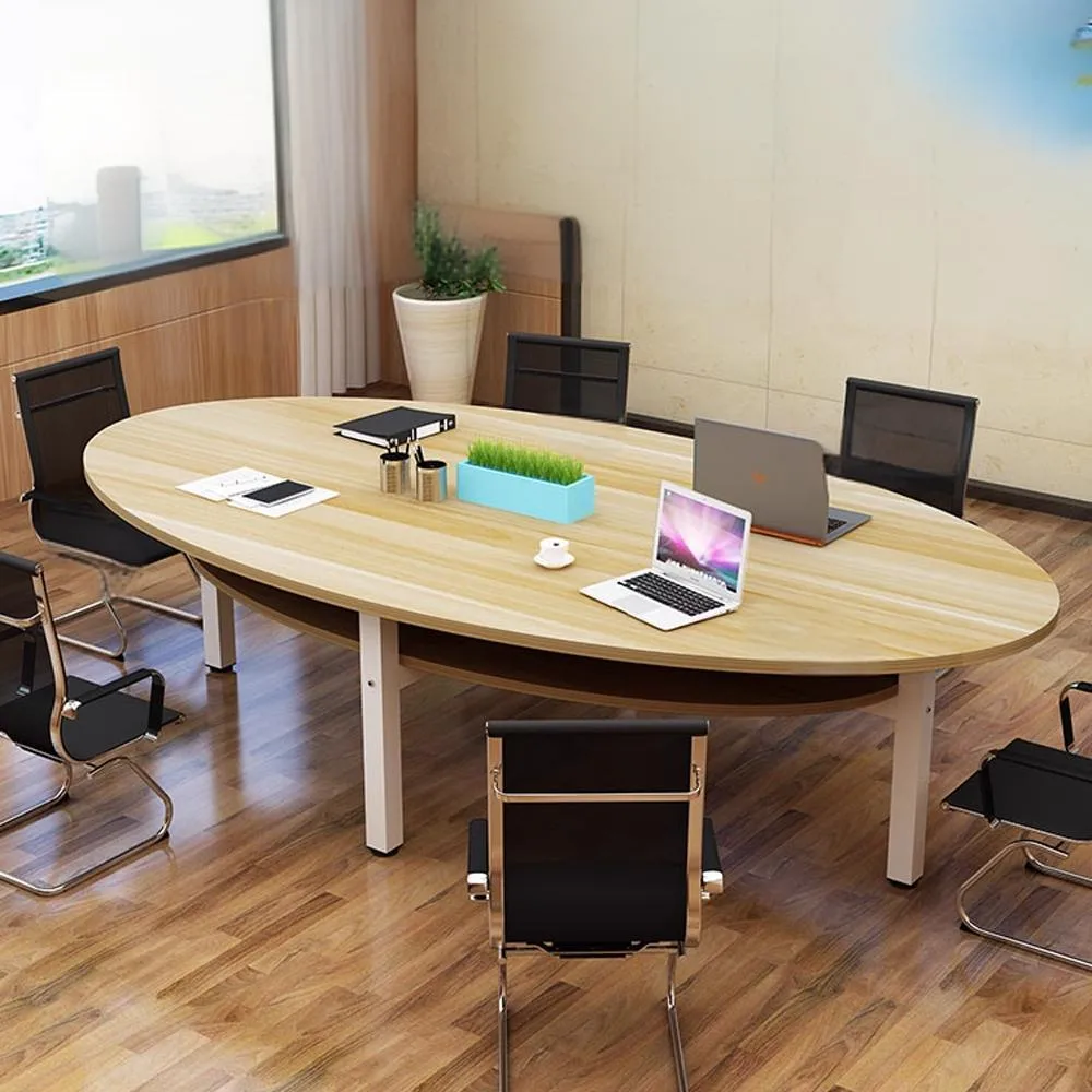 Minimalist Design Oval Conference Table - Maoters