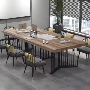 Minimalist Solid Wood Conference Table