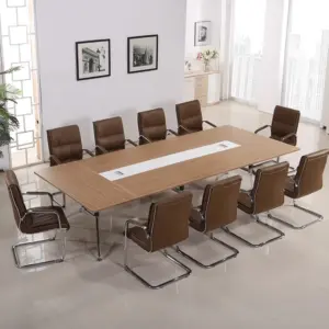 Sleek and Functional Modern Conference Table Set - L240 x W120 x H75 CM