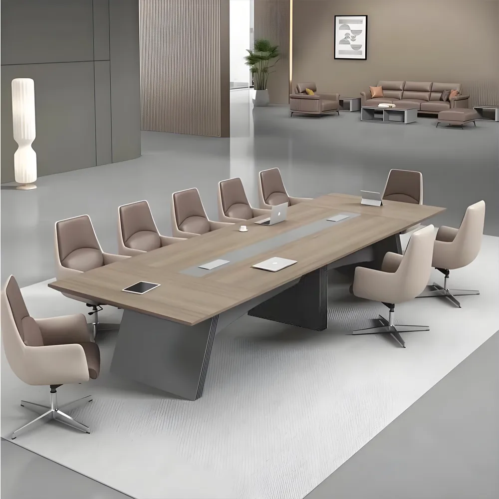 Stylish Panel-Based Conference Table - Maoters
