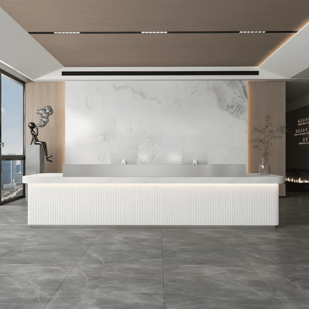 Modern Minimalist Company Hotel Front Desk