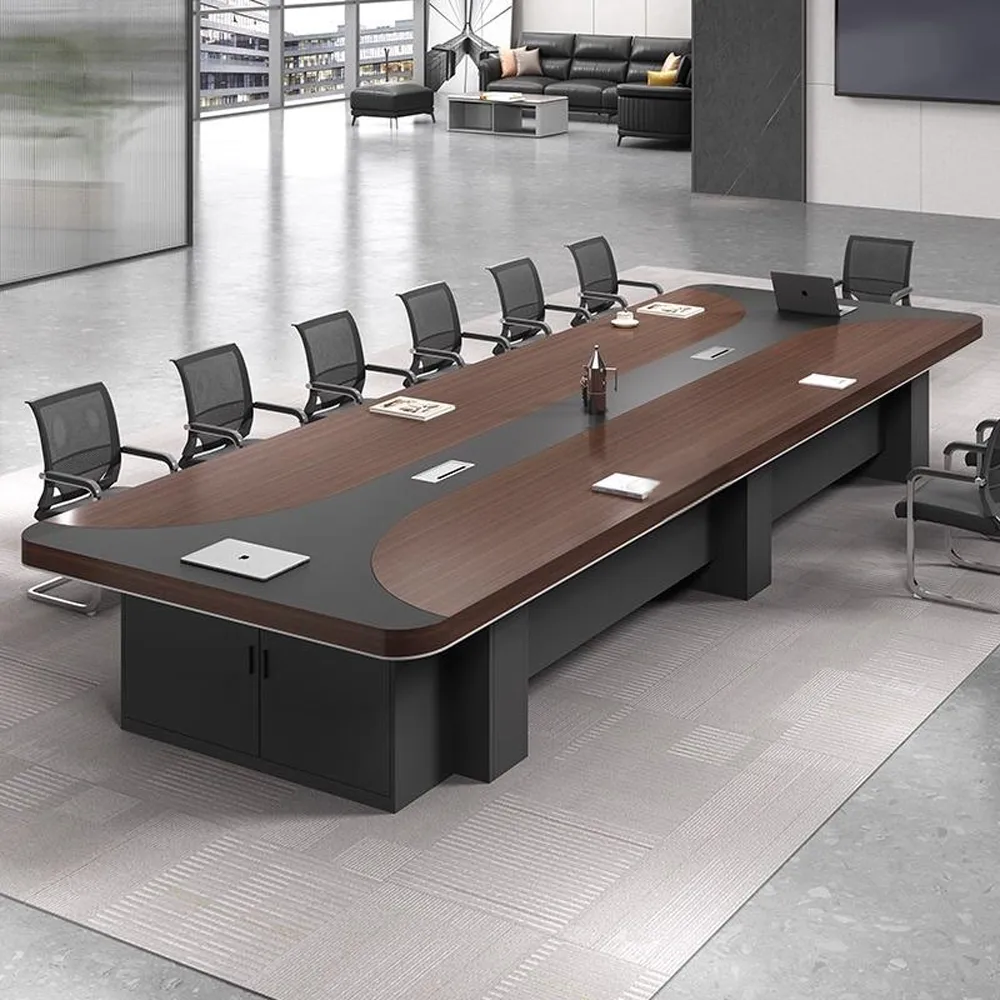 Modern Minimalist Long Conference Table