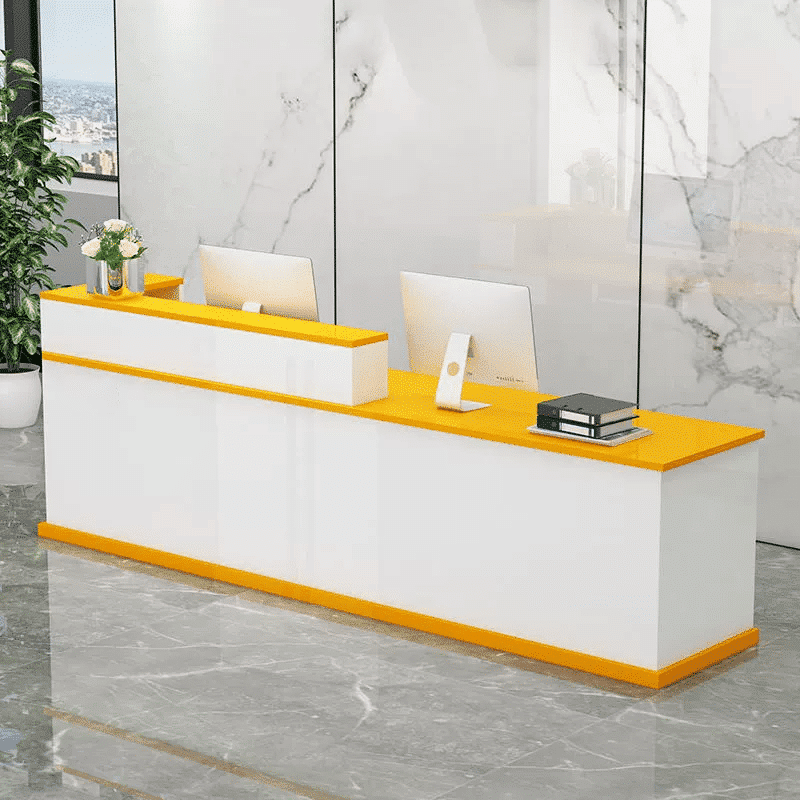 10ElegantCompanyReceptionDesk-Maoters-1 Elegant Company Reception Desk - Maoters