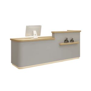 Simple Modern Small Bar Shop Corner Desk Table - L100 x W60 x H100 CM