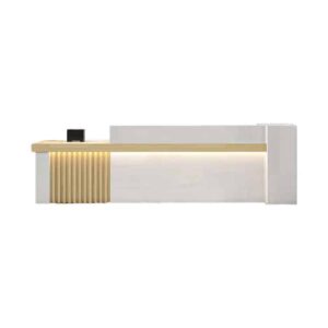 Modern Front Desk Cashier Counter - Maoters - L150 x W60 x H100 CM, Left type