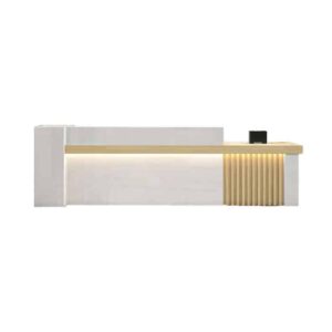 Modern Front Desk Cashier Counter - Maoters - L220 x W60 x H100 CM, Right type