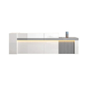Modern Front Desk Cashier Counter - Maoters - L180 x W60 x H100 CM, Right type