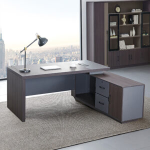 Modern and Minimalist Executive Desk - Maoters - L180 x W160 x H75 CM Desk