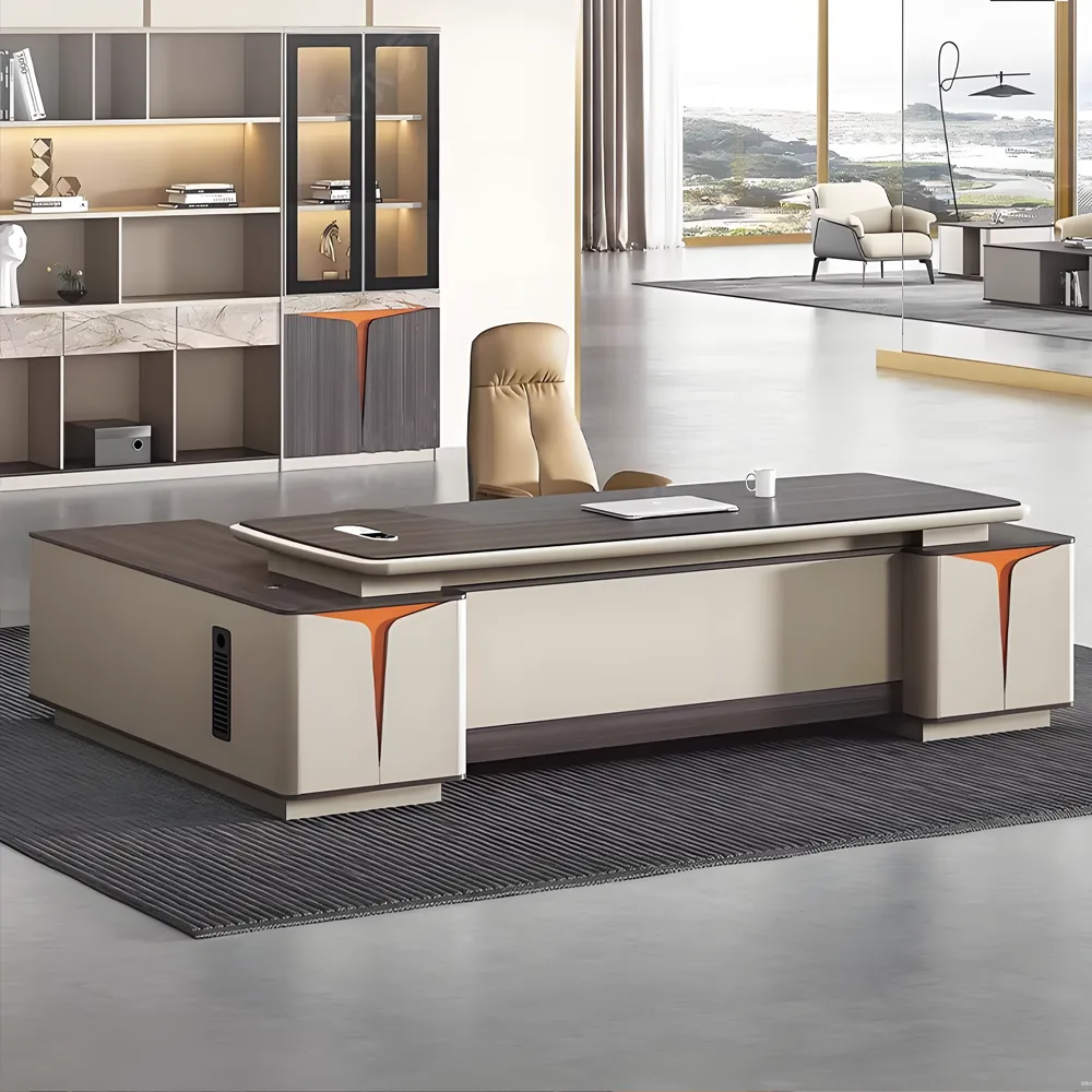 Light Luxury Executive Desk