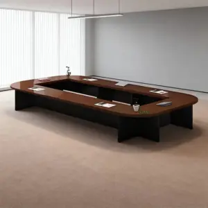 Innovative U-Shaped Conference Table Training Table - Maoters - L300 x W180 x H75 CM, Ellipse