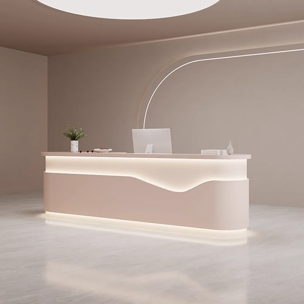 Simple and Stylish Rectangular Reception Desk - Maoters Simple and Stylish Rectangular Reception Desk - Maoters
