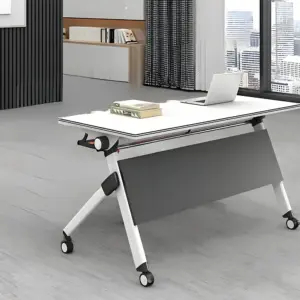 Multifunctional Rectangular Training Table Classroom Desk - Maoters - L160 x W55 x H75 CM