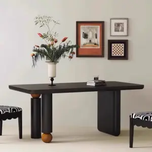 Nordic Creative Solid Wood Conference Table - L240 x W90 x H75 CM
