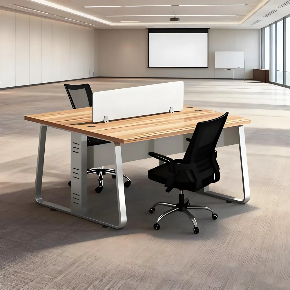 Fully Upgraded Flexible Combo Two Person Desk - Maoters