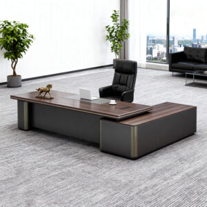 Luxurious Single Desk for Modern Office Executives - L280 x W180 x H75 CM Left type