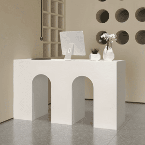 Cream Style Cashier Shop Small Bar - L180 X W50 X H100 CM