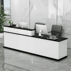 Elegant Company Reception Desk - Maoters - L220 x W60 x H100 CM, Right