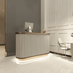 Modern Reception Desk for Beauty Salons - L120 X W60 X H100 CM