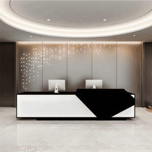 Simple & Modern Reception Desk - L240 X W60 X H100 CM