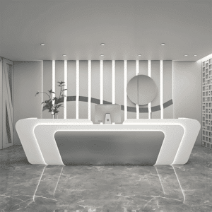 Simple and Unique Retail Front Desk - Maoters - L220 x W60 x H100 CM
