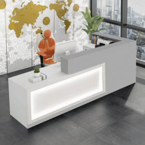Small Retail Counter Reception Table - Maoters - L140 X W100 X H100 CM