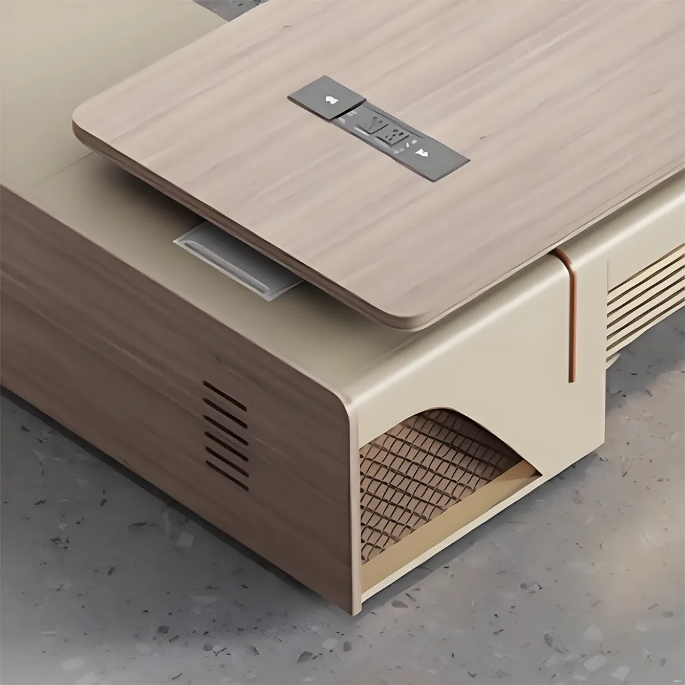 Light Luxury Executive Desk - Simple Modern Light Luxury Executive Desk - Simple Modern