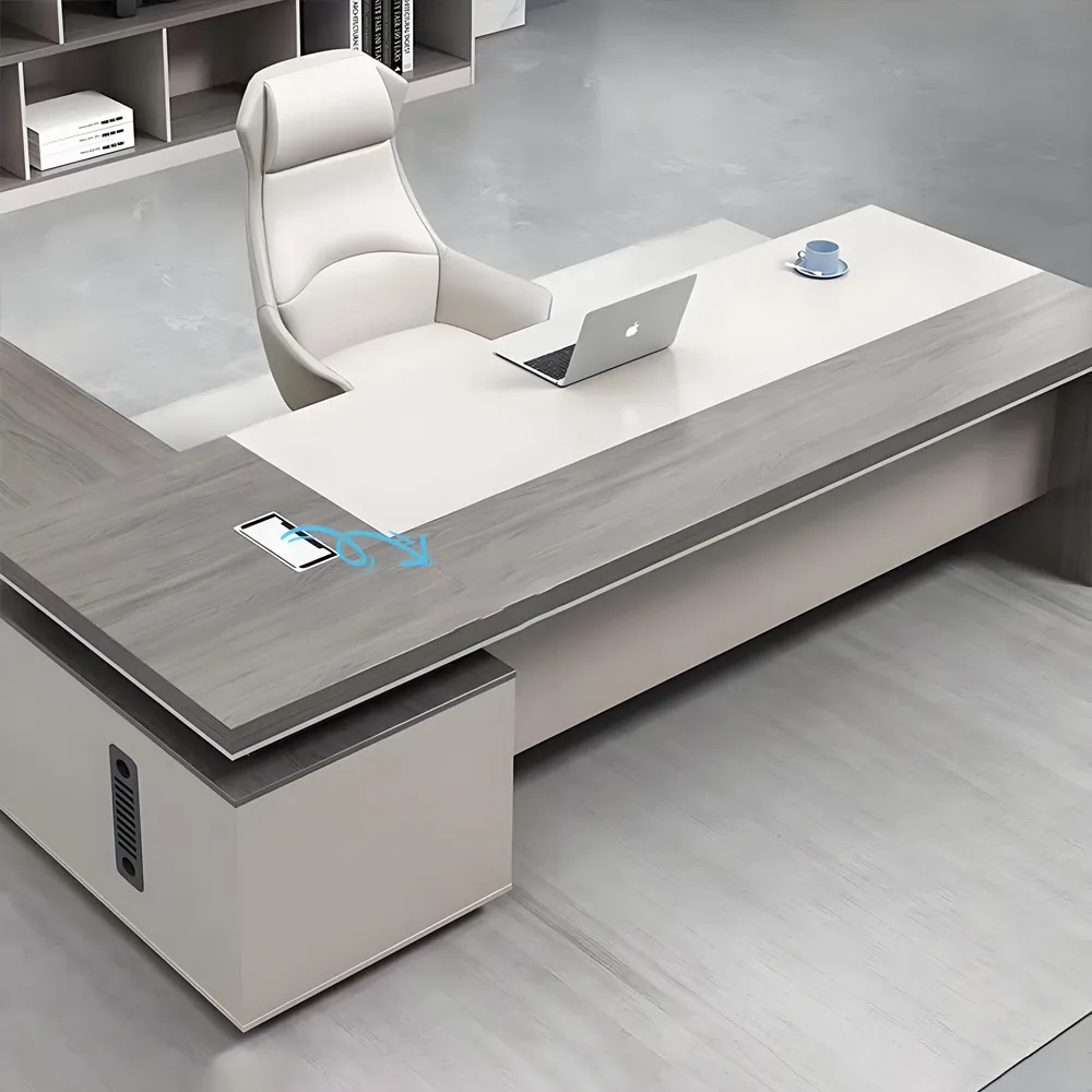 Solid Wood Executive Desk - Maoters Solid Wood Executive Desk - Maoters