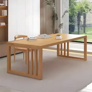 Luxurious Solid Wood Conference Table - L220 x W90 x H75 CM