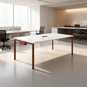 Simple Style Conference & Office Table - L220 x W120 x H75 CM