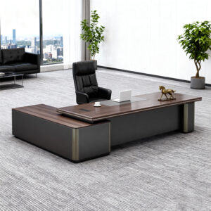 Luxurious Single Desk for Modern Office Executives - L260 x W180 x H75 CM Right type