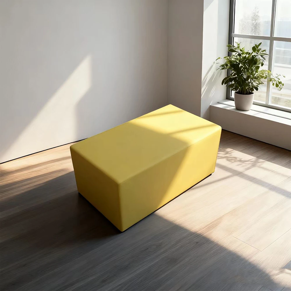 Creative Long Leather Sofa Stool - Elegance Redefined
