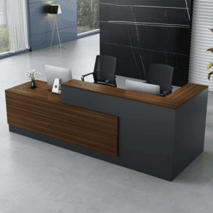 Board Company Reception Front Desk - L220 X W60 X H105 CM