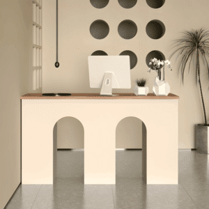 Cream Style Cashier Shop Small Bar