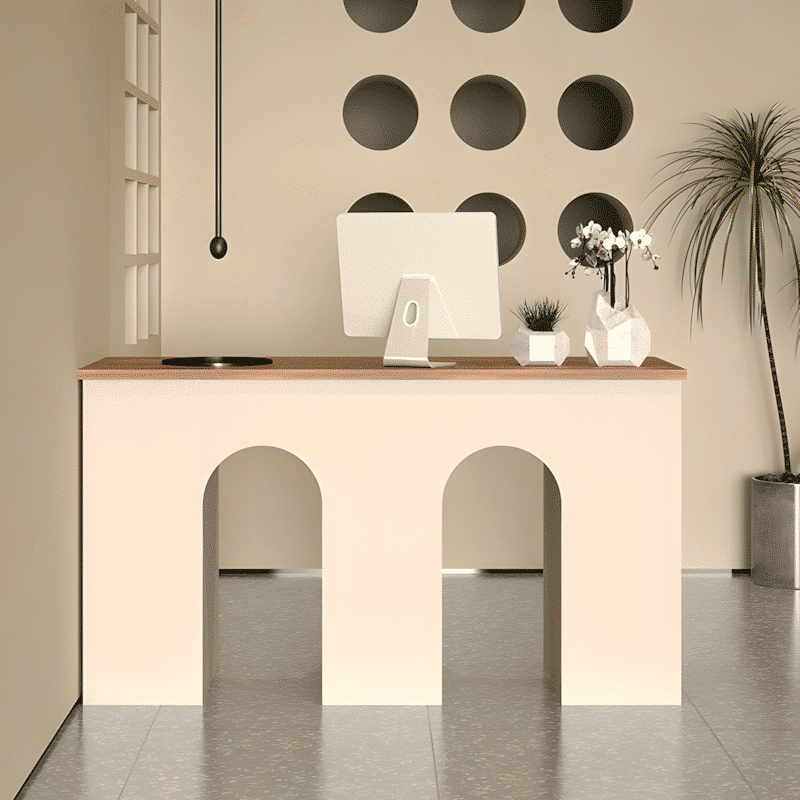 Cream Style Cashier Shop Small Bar