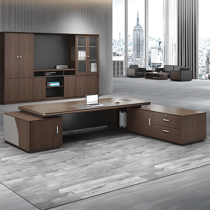 3CreativeBossDesk-LuxuryOfficeDeskModernDesign-1 Creative Executive Desk - Luxury Office Desk Modern Design