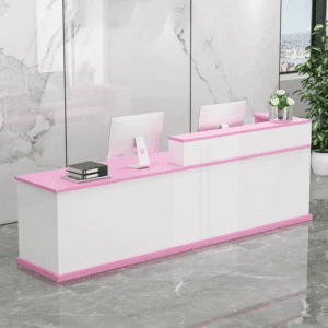 Elegant Company Reception Desk - Maoters - L140 x W60 x H100 CM, Left
