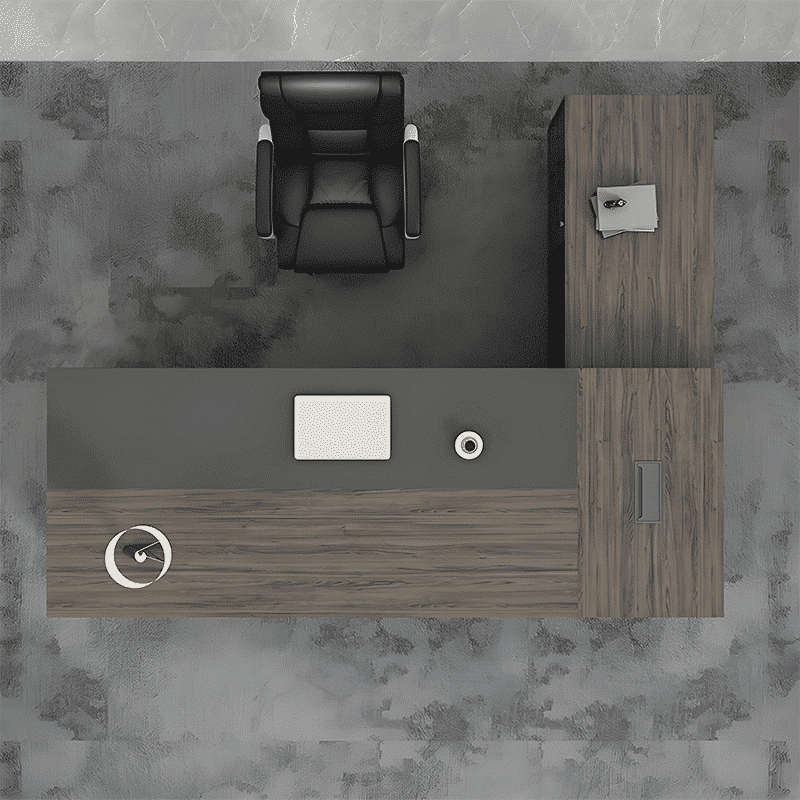 Elegant Vintage Executive Desk - Maoters