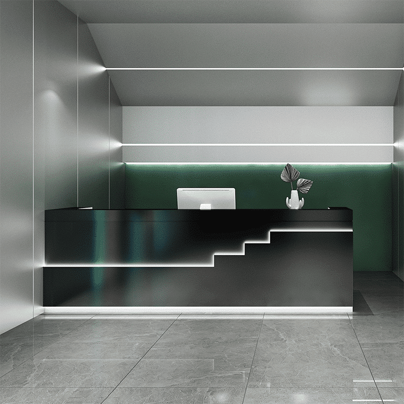Modern Stainless Steel Cashier Desk - Maoters