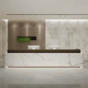 New Chinese Style Reception Desk - L280 x W60 x H100 CM