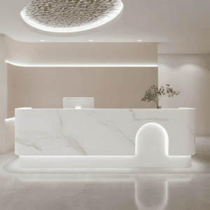 Salon Beauty Salon Reception Desk - L200 x W60 x H100 CM