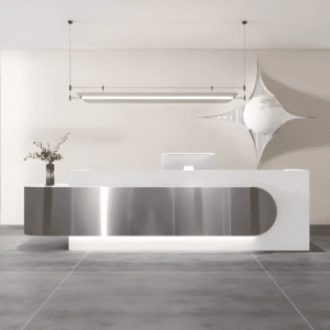 Simple Elegance Modern Desk - Maoters - L200 x W60 x H100 CM