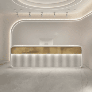 Simple Modern Hotel Company Front Desk - L300 x W60 x H100 CM