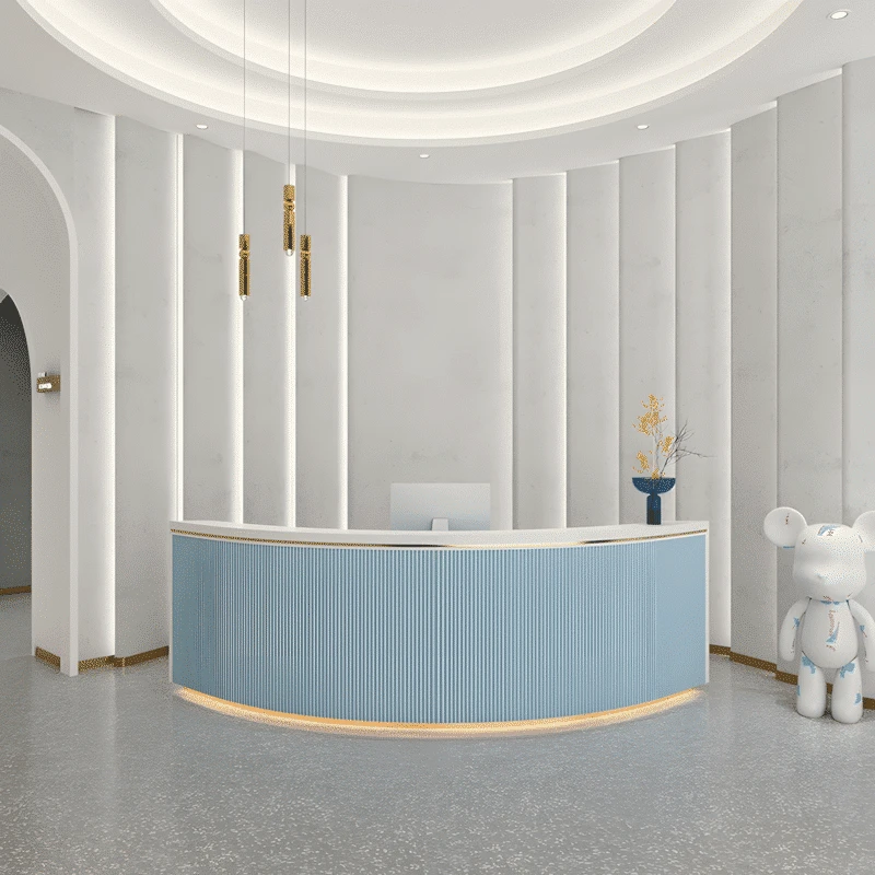 Simple Modern Round Bar Cashier Table - Maoters Simple Modern Round Bar Cashier Table - Maoters