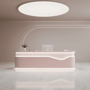 Simple and Stylish Rectangular Reception Desk - Maoters