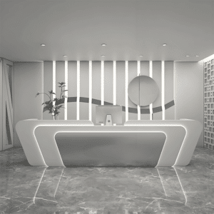 Simple and Unique Retail Front Desk - Maoters - L260 x W60 x H100 CM