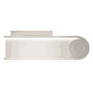 Modern Minimalist Curved Counter - Maoters - L140 X W60 X H100 CM