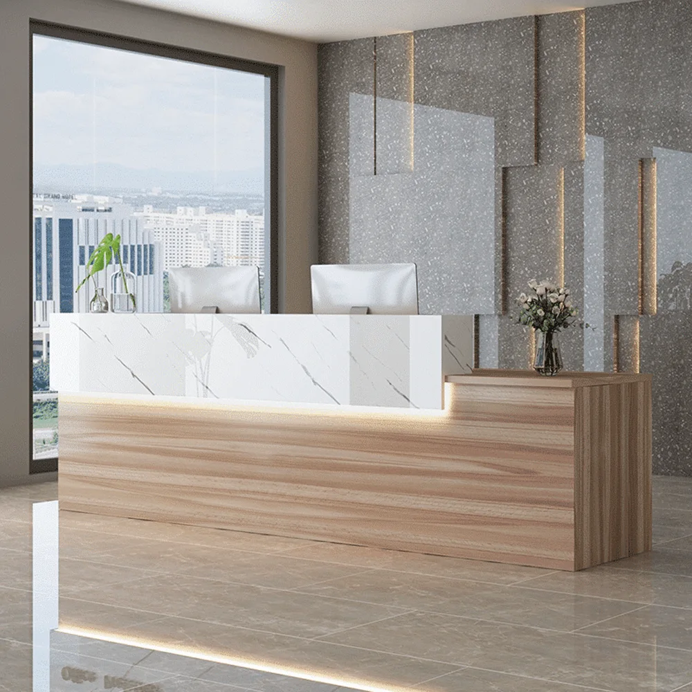 Modern Lacquered Bar Table Hotel Front Desk - Maoters Modern Lacquered Bar Table Hotel Front Desk - Maoters