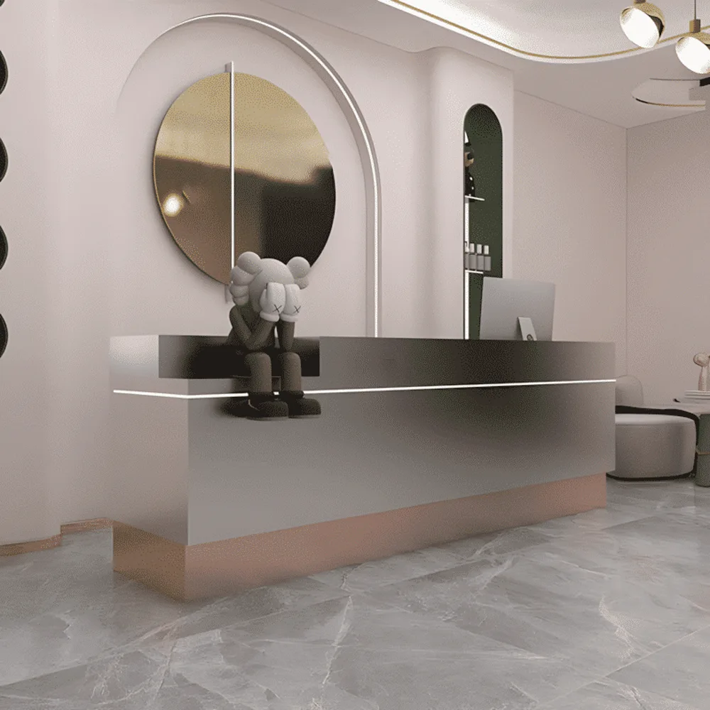 Modern and Stylish Small Reception Desk Modern and Stylish Small Reception Desk
