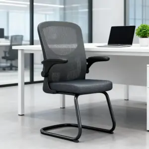 Rectangular Conference Table Wrapped In Aluminum - Chair type A